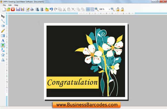 Screenshot of Greeting Card Printing