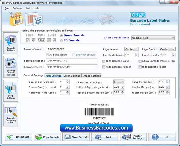 Business Barcodes 7.3.0.1