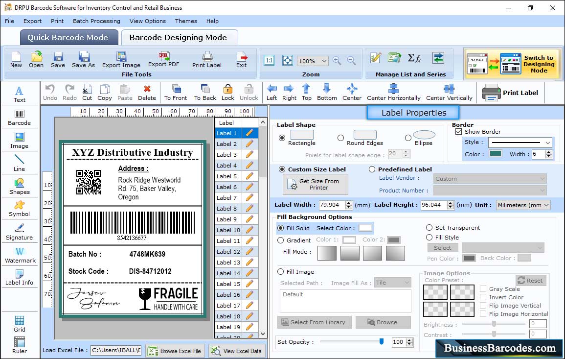 Inventory Control and Retail Business Barcodes