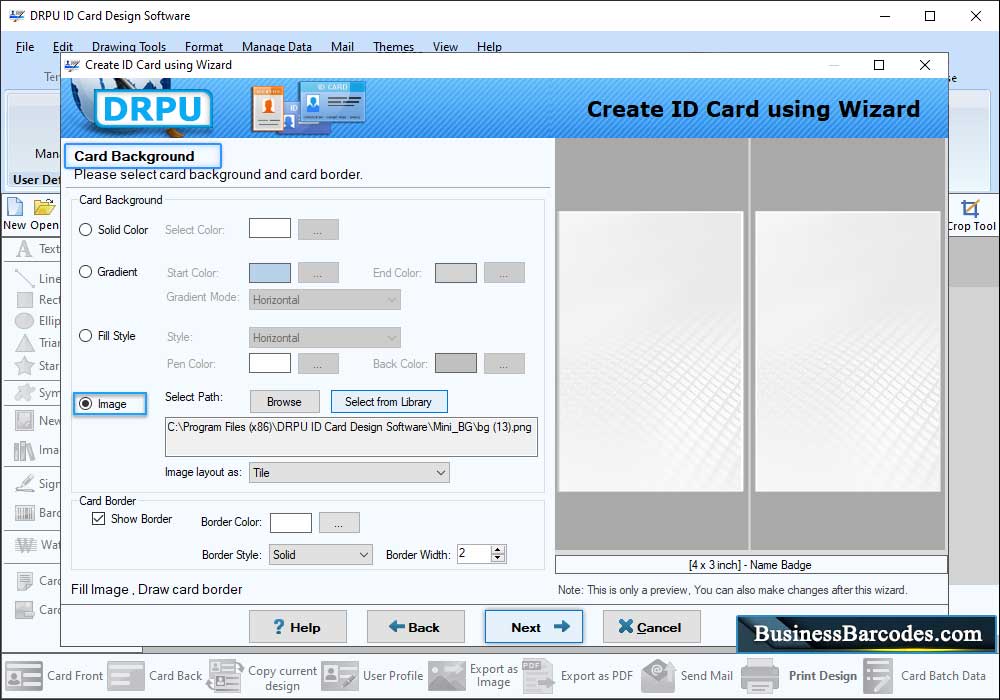 ID Card Design Software New ID Card Format