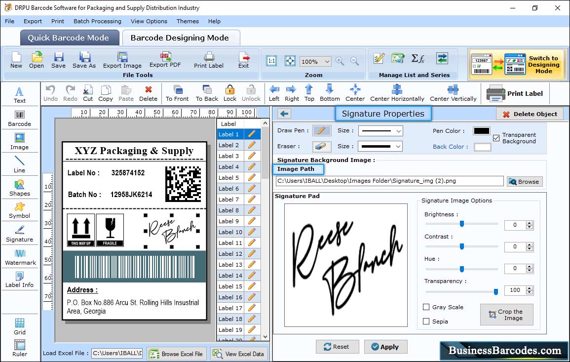 Packaging, Supply Industry Barcodes