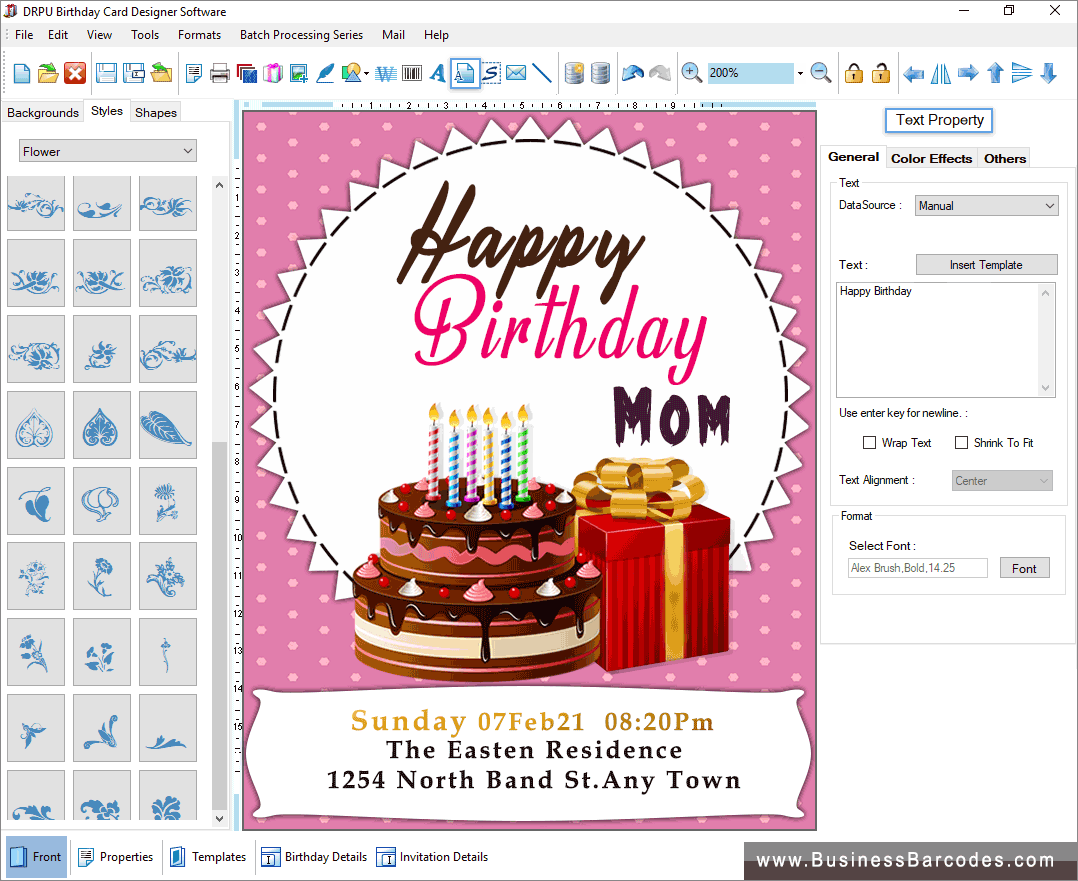 Birthday Cards Designing Software