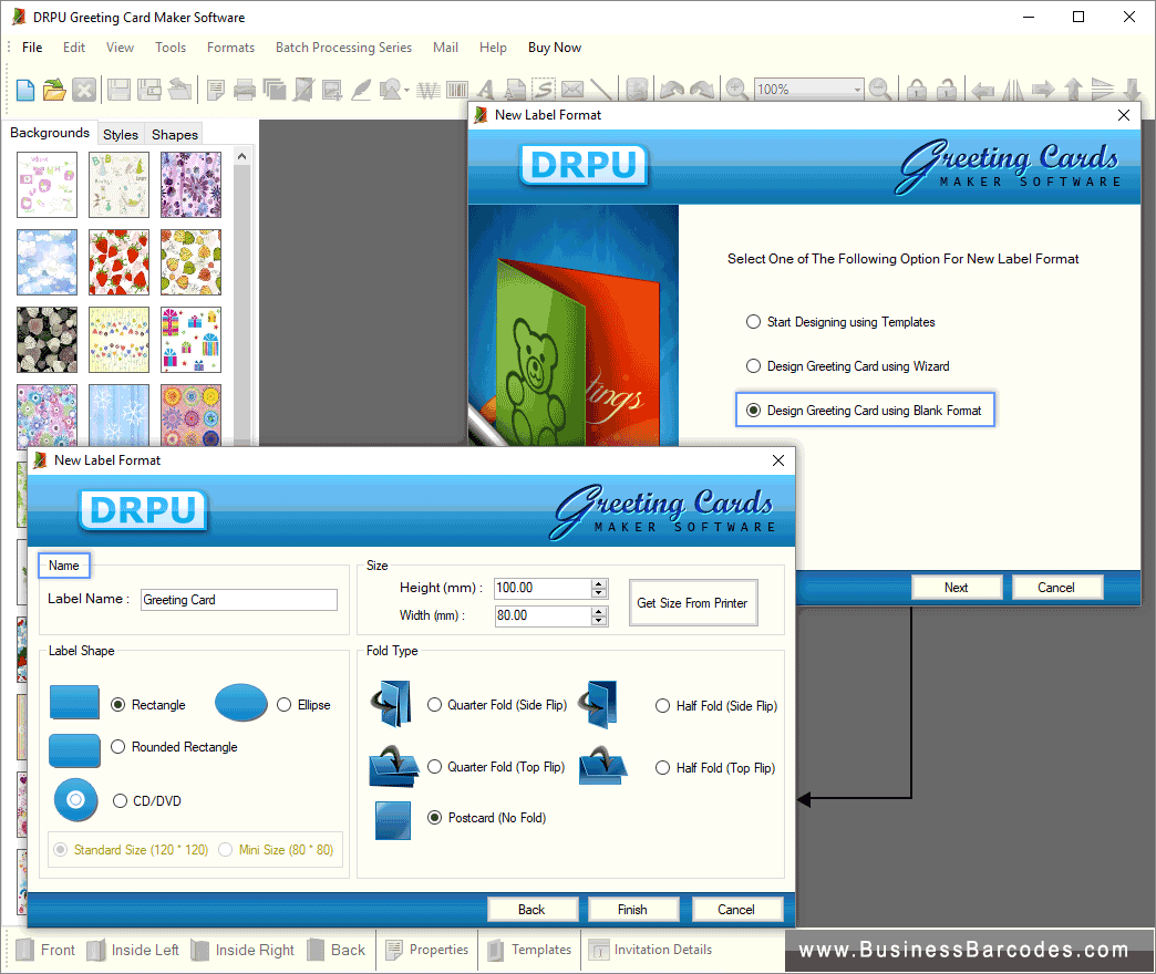 Greeting Card Maker Software New Label Format
