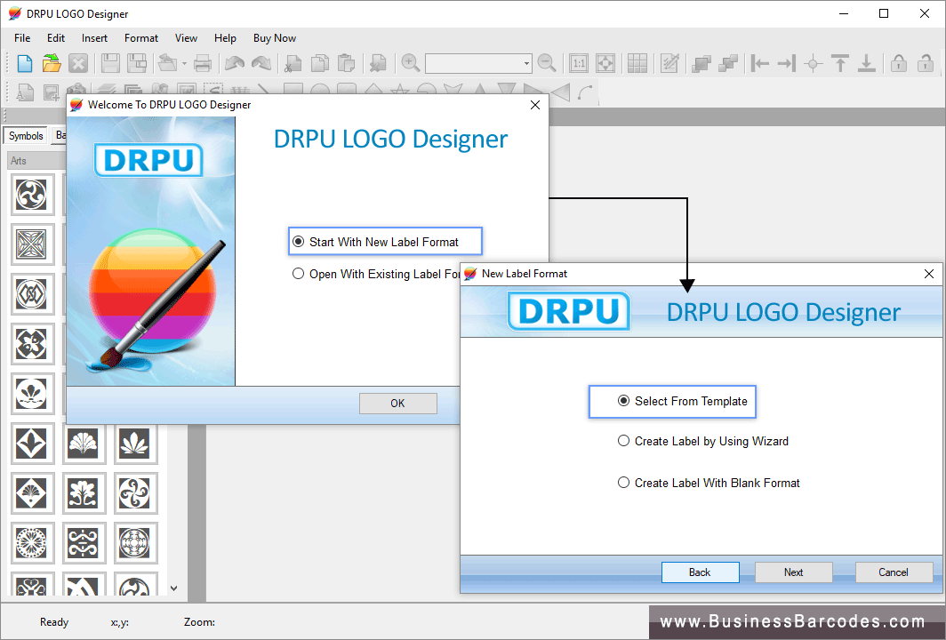 Logo Maker Software Start With New Label Format