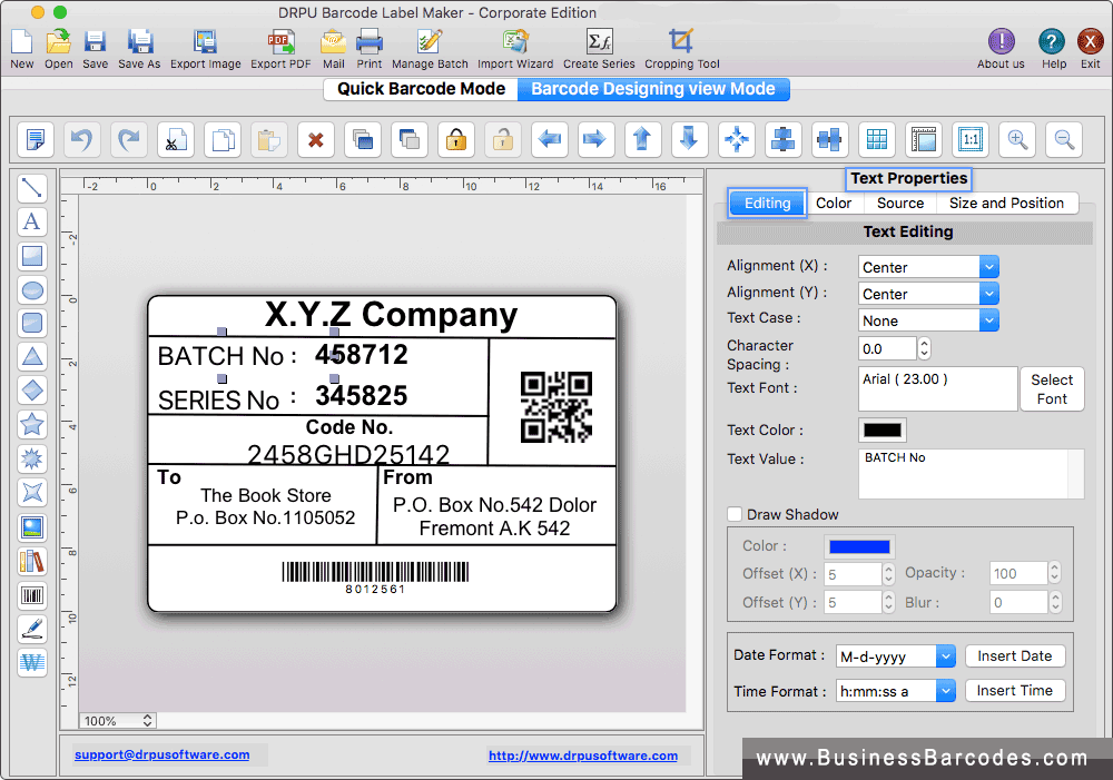 Mac Barcodes - Corporate Edition